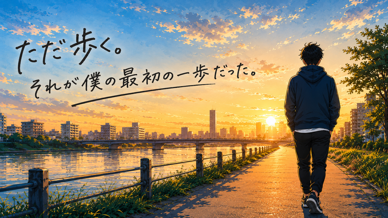 何をやっても続かなかったシバゲンがウォーキングを始め人生を立て直す最初の一歩