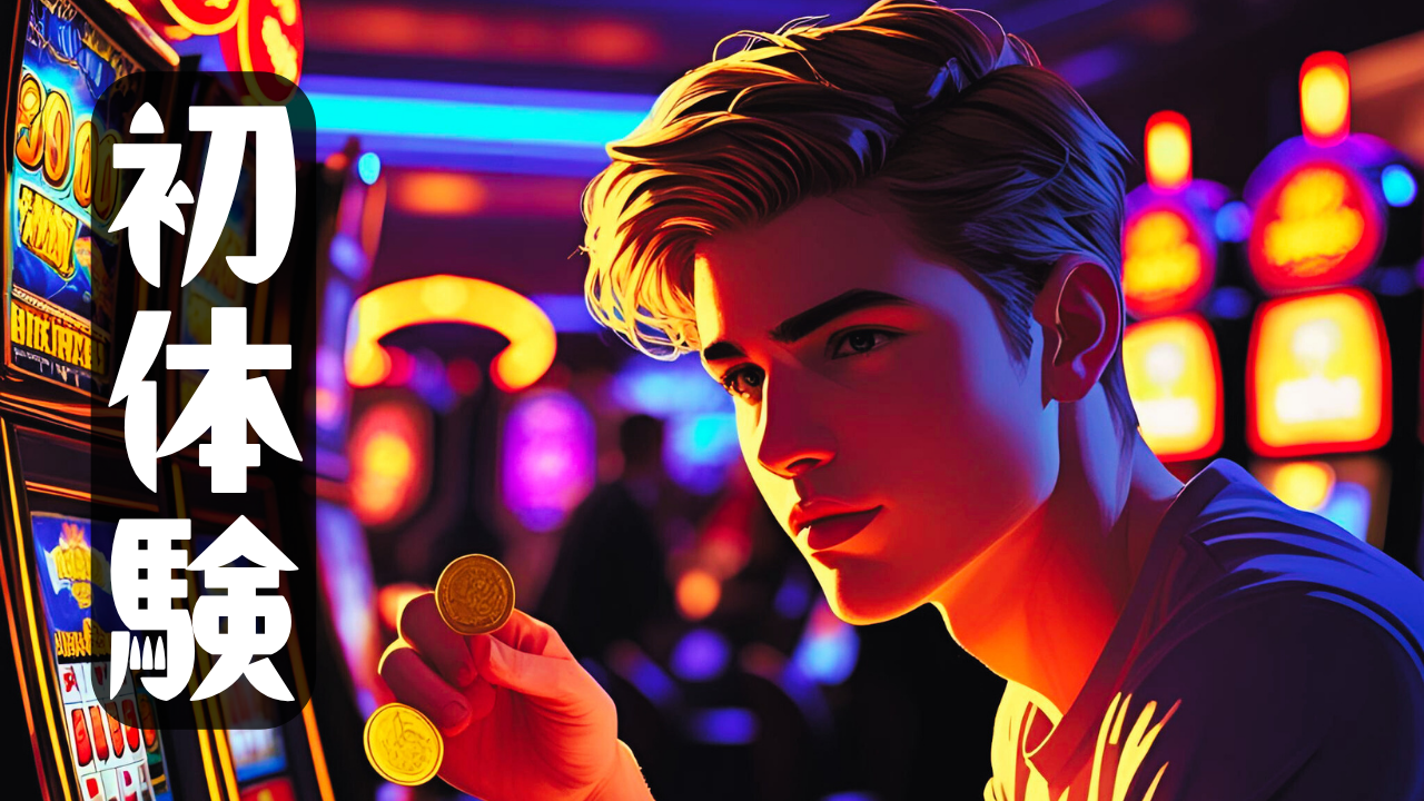 16歳でスロットデビューした当時のワクワクと違和感を表現したアイキャッチ画像