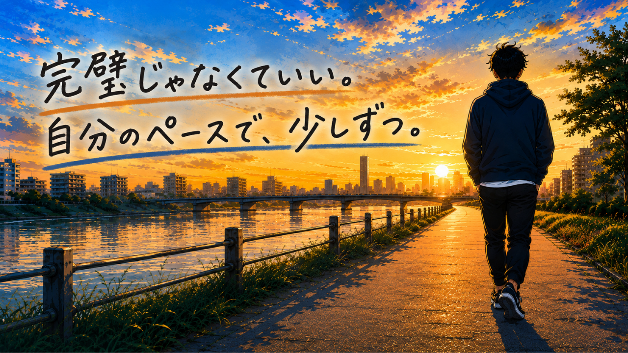 自分に合う習慣を探しながら少しずつ続けられるようになったシバゲンのイラスト